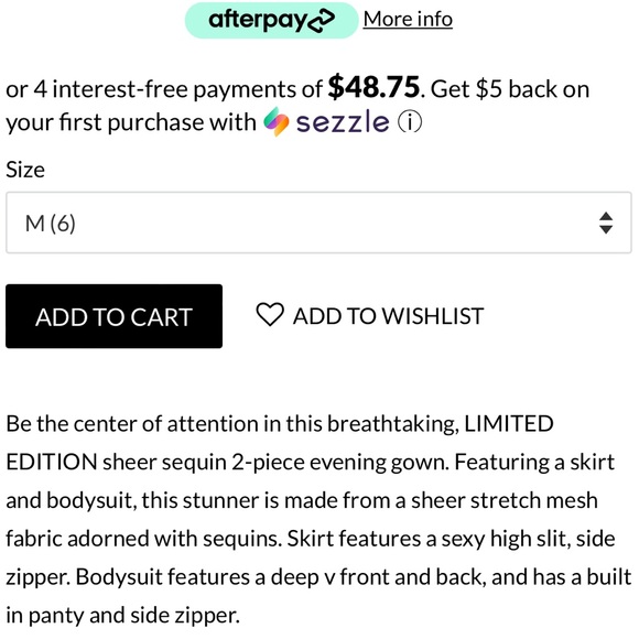 Sequin black dress - Picture 8 of 11